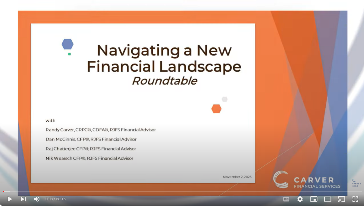 Navigating a New Financial Landscape