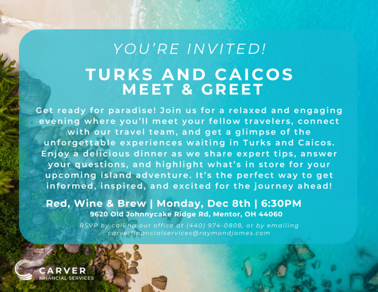 12.8.25 - Turks and Caicos Meet & Greet Dinner